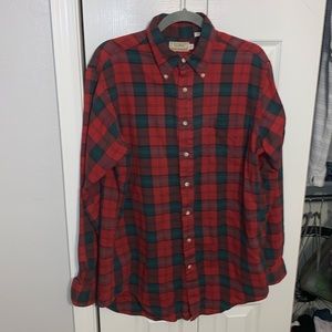 L.L. Bean Rangeley Flannel Shirt *Vintage* Size Large